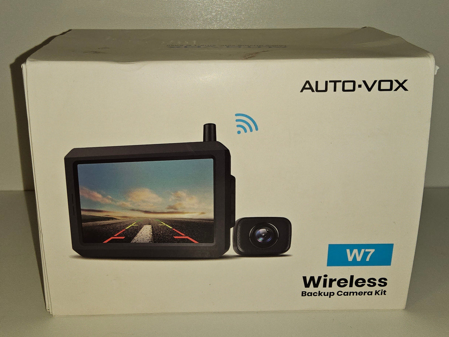 Digital Kabellos Rückfahrkamera Set W7 , Funk Rückfahrkameras mit Stabilem Signal, 5" HD Monitor, Drahtlose Rückfahrkamera mit IP68 Wasserdichter Kamera, Nachtsicht