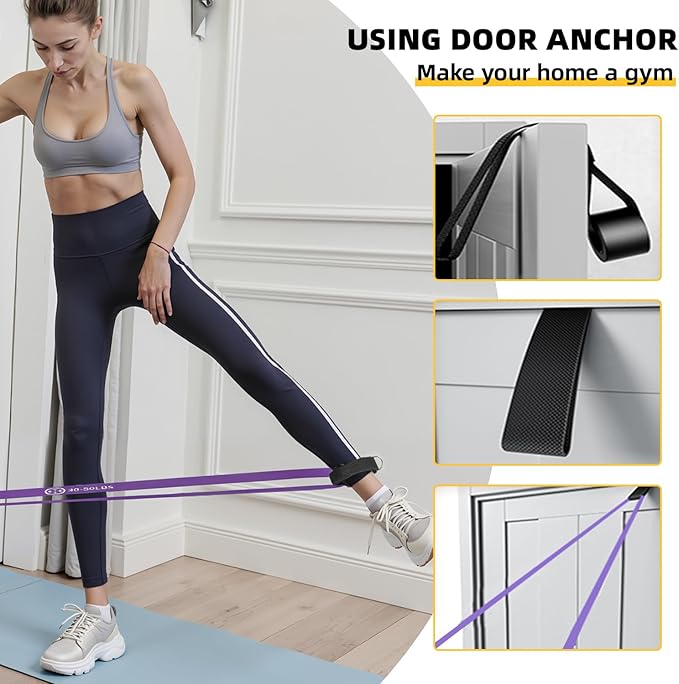 Resistance Bands, Fitness Bands, Pull-Up Resistance Bands, Perfect for Body Stretching, Powerlifting