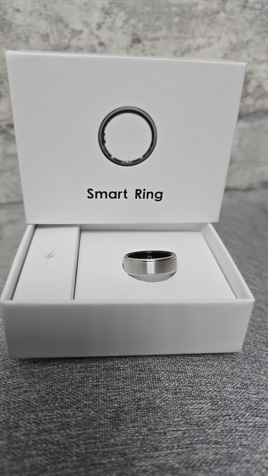 Smart Ring Gr. 11  Silber Matt