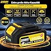 Mini Kettensäge 8 Zoll mit 2 Akkus 3.0Ah, IMOUMLIVE Bürstenlose Kettensäge Mini Kettensäge Elektro mit Automatischer Schmierung, Handkettensäge Akku für Gartenscheren Astschere Holzschneiden