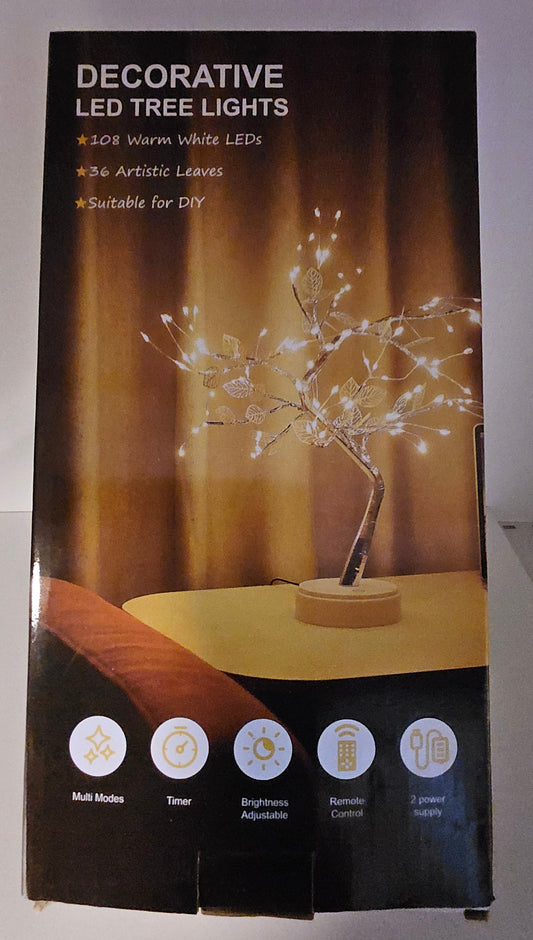 LED Baum Lichter, LED Lichterbaum, Baum Licht Warmweiß Verstellbare Äste