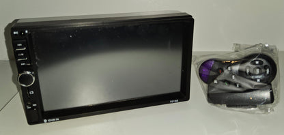 Podofo Black Stereo 2 Din Radio 7 Inch HD Touch Screen Camera Car Mp5 Player.