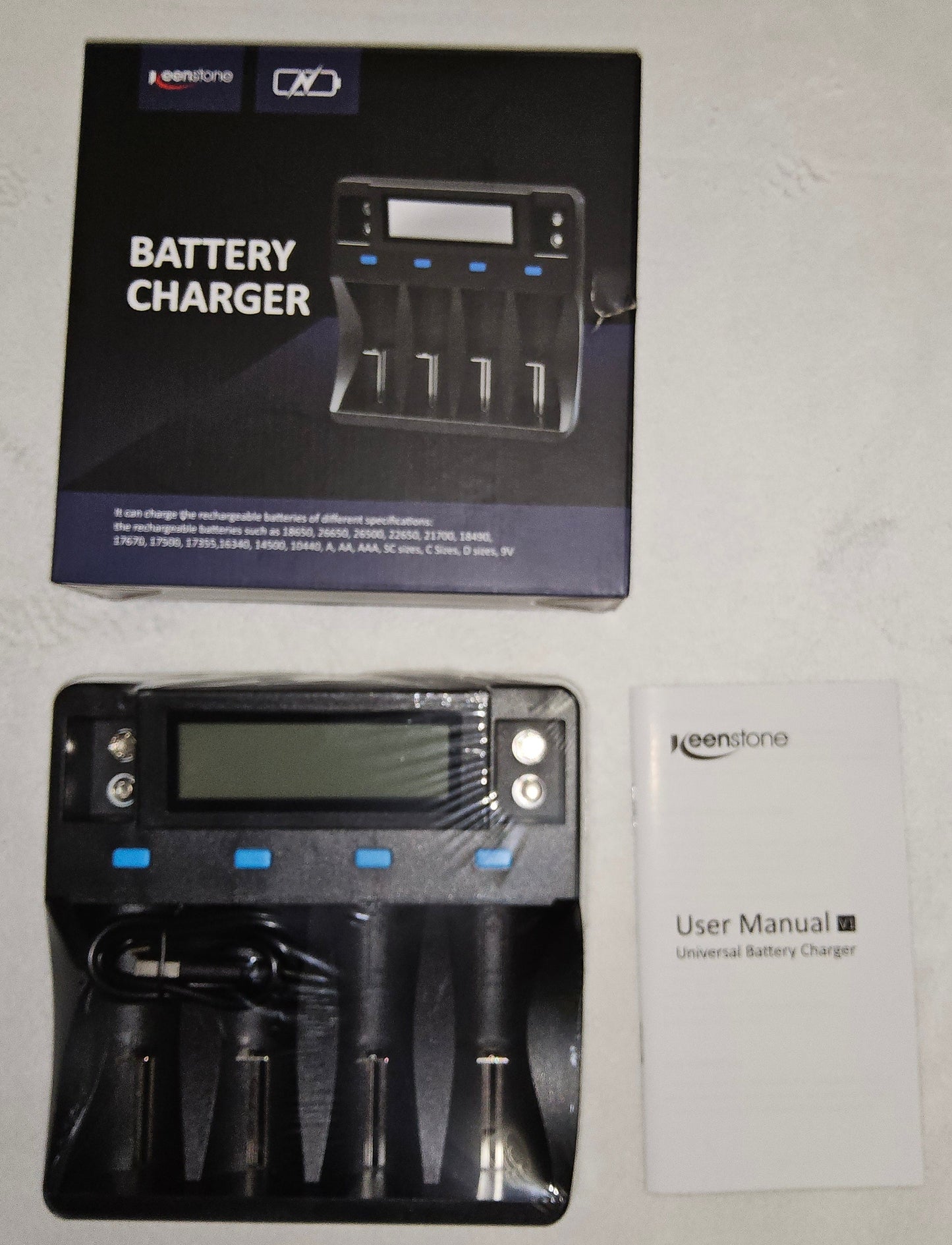 Ladegerät für alle gängigen Batterien