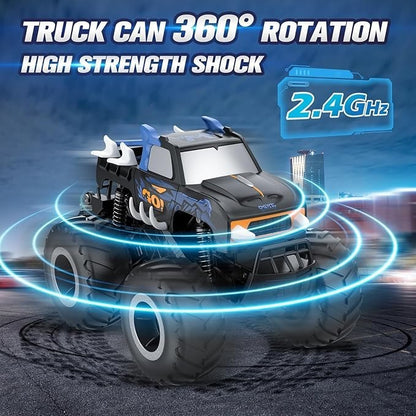 Amphibienfahrzeug Ferngesteuert Auto für Kinder 1:16, Offroad RC Auto Kinder, Monster Truck