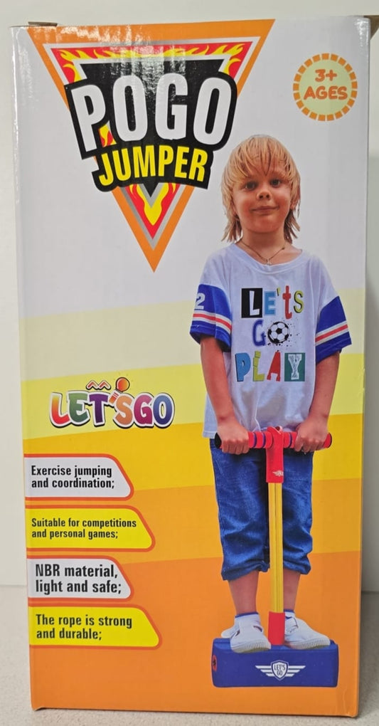 Toyzey blau Spielzeug für Draußen, Pogo Jumper Spiele ab 3 4 5 6 7 8Jahre Spielzeug ab 3-8 Jahre