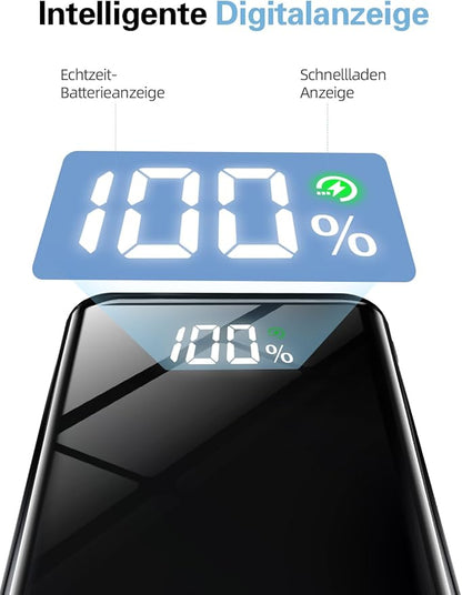 Power Bank,20000mAh Powerbank Quick Charge 22.5W USB-C PD3.0 & QC4.0