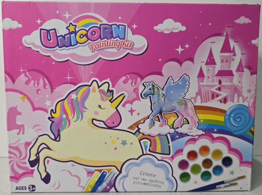whatstem DIY Malerei Einhorn Kit Kunst und Handwerk Set für Kinder oder Mädchen Dekorieren und Zeichnen 3D Spielzeug für Kinder
